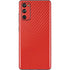 Red Carbon Fiber Specialty Material Galaxy S20 Fan Edition Skin